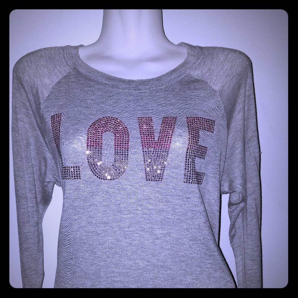 Leaving SOON Ombre  💕💜LOVE💜💕  long sleeve shirt